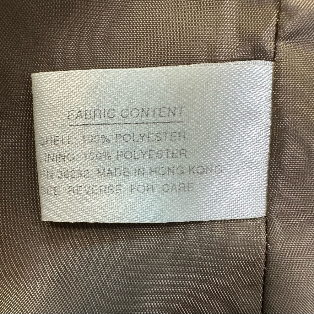 Gallery Women's Tan Belted Trench Coat With Pockets - Picture 10 of 15
